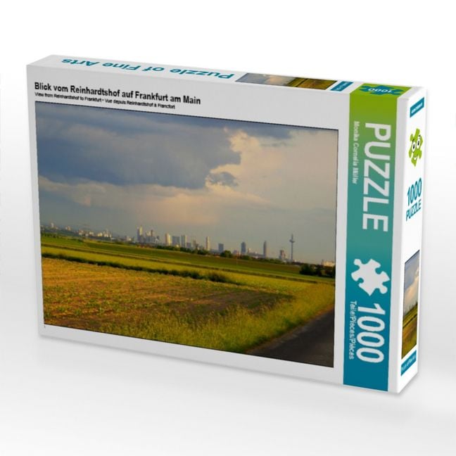 Produktbild: CALVENDO Puzzle Blick vom Reinhardtshof auf Frankfurt am Main 1000 Teile Puzzle quer | 1000 Teile Lege-Gr&ouml;&szlig;e 64 &times; 48 cm Foto-Puzzle f&uuml;r gl&uuml;ckliche Stunden