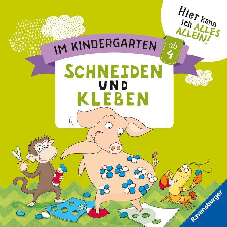 Produktbild: Im Kindergarten: Schneiden und Kleben