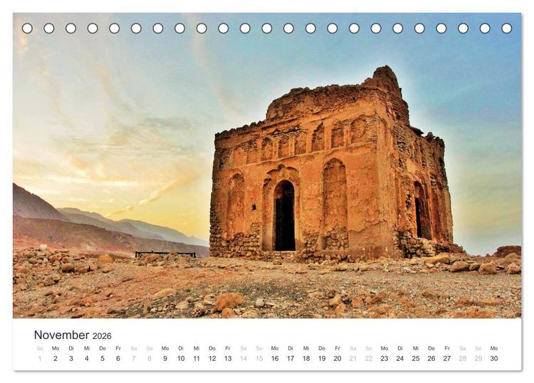 Produktbild: Oman - Arabiens Zauberwelt (Tischkalender 2026 DIN A5 quer), CALVENDO Monatskalender