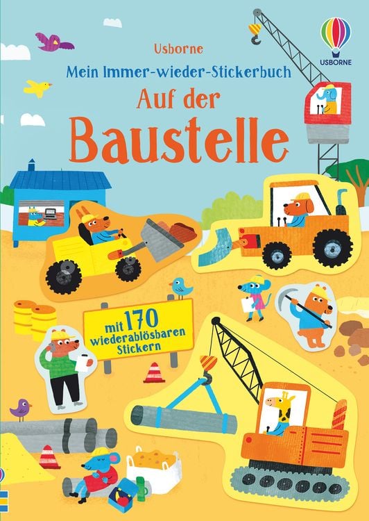 Bild vom Artikel Mein Immer-wieder-Stickerbuch: Auf der Baustelle vom Autor Jane Bingham