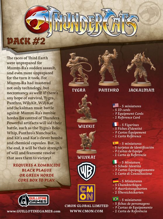 Produktbild: Zombicide &ndash; Thundercats Pack 2