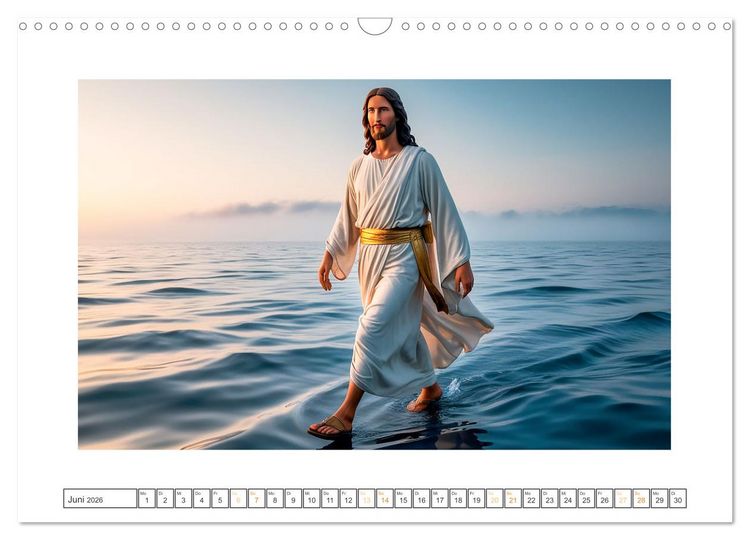 Produktbild: Durch das Jahr mit Jesus (Wandkalender 2026 DIN A3 quer), CALVENDO Monatskalender