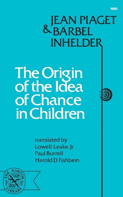 Produktbild: Origin of the Idea of Chance in Children