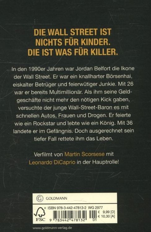 Produktbild: Der Wolf der Wall Street. Die Geschichte einer Wall-Street-Ikone