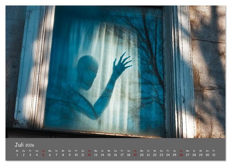 Produktbild: UFOs und Aliens - Au&szlig;erirdische Spuren, verborgene Wahrheit oder blo&szlig;e Fantasie (Wandkalender 2026 DIN A4 quer), CALVENDO Monatskalender