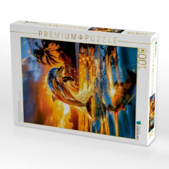 Produktbild: CALVENDO Puzzle Keine Sorge, ich hab die Flosse im Griff | 1000 Teile Lege-Gr&ouml;&szlig;e 64x48cm Foto-Puzzle f&uuml;r gl&uuml;ckliche Stunden