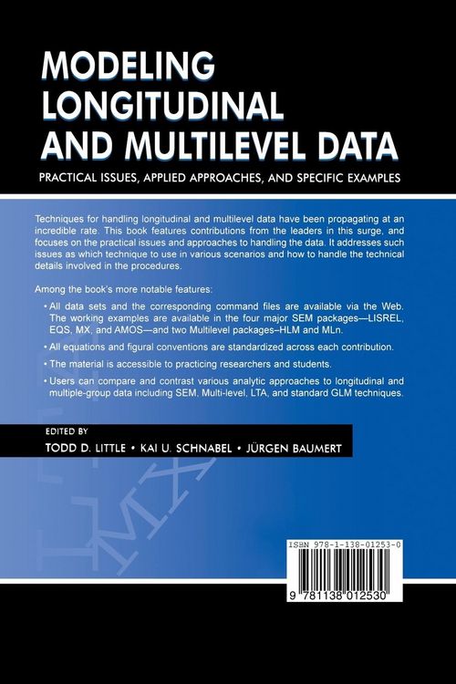 Produktbild: Modeling Longitudinal and Multilevel Data