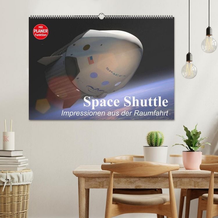 Produktbild: Space Shuttle. Impressionen aus der Raumfahrt (Wandkalender 2026 DIN A2 quer), CALVENDO Monatskalender