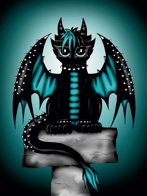Produktbild: CALVENDO Puzzle Gothic Drache | 1000 Teile Lege-Gr&ouml;&szlig;e 64x48cm Foto-Puzzle f&uuml;r gl&uuml;ckliche Stunden