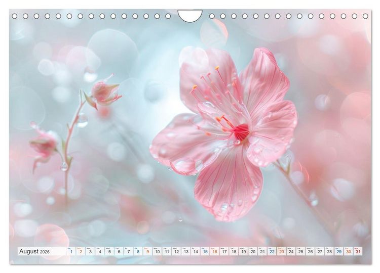 Produktbild: Etherial flowers (Wall Calendar 2026 DIN A4 landscape), CALVENDO 12 Month Wall Calendar