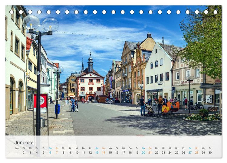 Produktbild: Bad Kissingen - Welterbe-Kurstadt (Tischkalender 2026 DIN A5 quer), CALVENDO Monatskalender