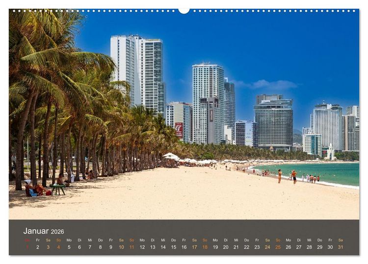 Produktbild: Traumstr&auml;nde in Vietnam (hochwertiger Premium Wandkalender 2026 DIN A2 quer), Kunstdruck in Hochglanz