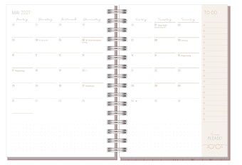 Produktbild: Lieblings-Timer 2026/2027 17 Monate [Fine Flowers Ros&eacute;] EM