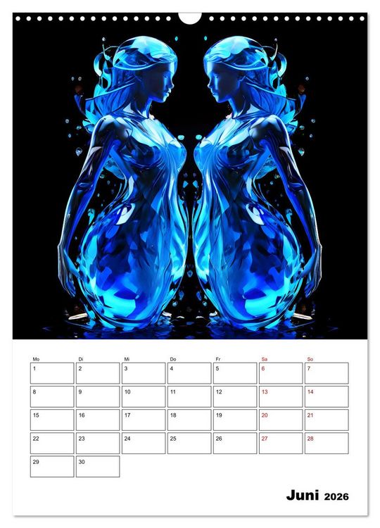 Produktbild: Die Konstellationen der Sterne (Wandkalender 2026 DIN A3 hoch), CALVENDO Monatskalender