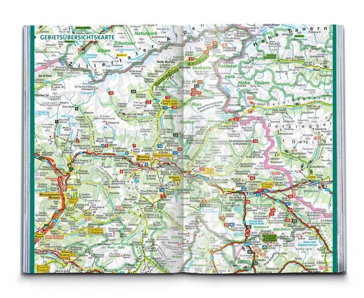 Produktbild: KOMPASS Wanderf&uuml;hrer Pustertal und seine Seitent&auml;ler, Herausragende Dolomiten, 60 Touren mit Extra-Tourenkarte
