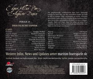 Produktbild: Der falsche Saphir,1 Audio-CD