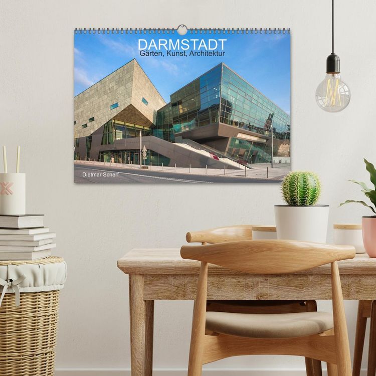 Produktbild: Darmstadt &ndash; G&auml;rten, Kunst, Architektur (Wandkalender 2026 DIN A3 quer), CALVENDO Monatskalender