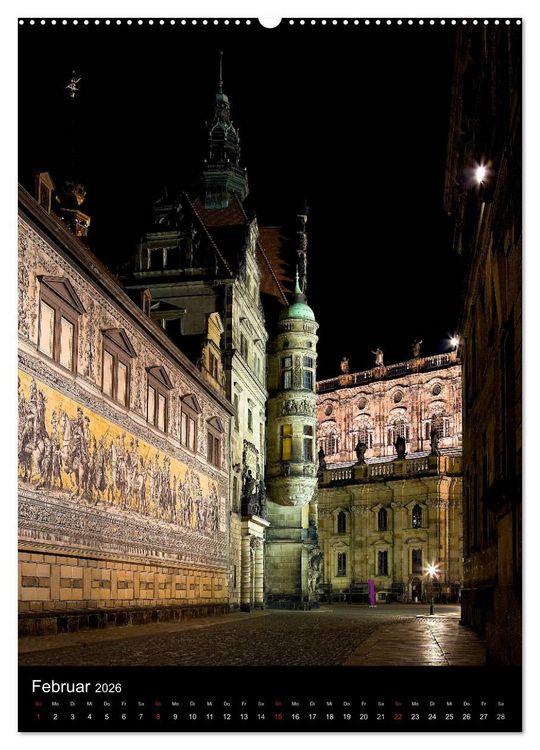 Produktbild: Die wundersch&ouml;ne Stadt Dresden (Wandkalender 2026 DIN A2 hoch), CALVENDO Monatskalender