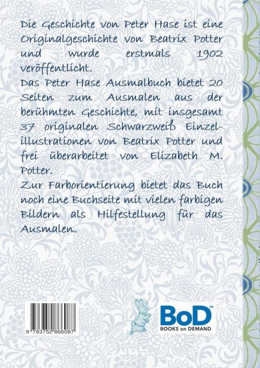 Produktbild: Peter Hase Ausmalbuch