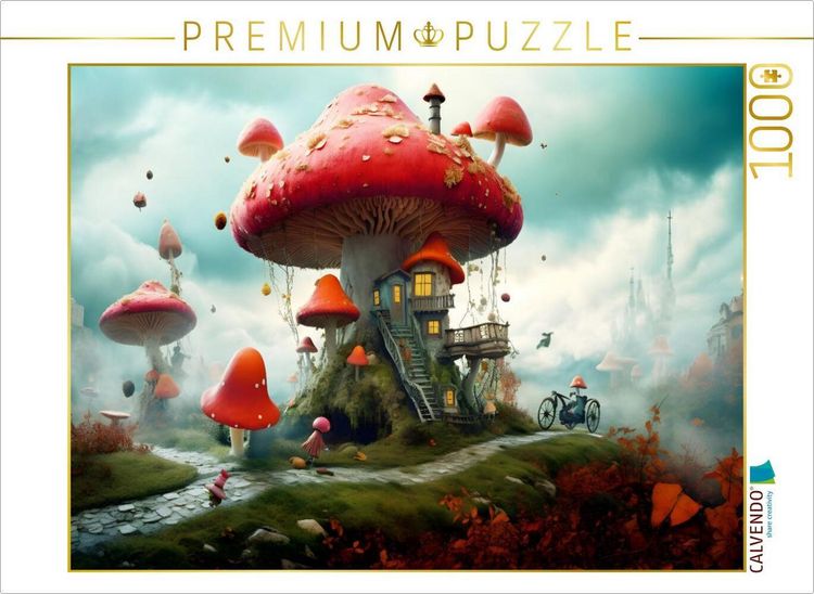 Produktbild: CALVENDO Puzzle Fliegenpilzfest | 1000 Teile Lege-Gr&ouml;&szlig;e 64x48cm Foto-Puzzle f&uuml;r gl&uuml;ckliche Stunden