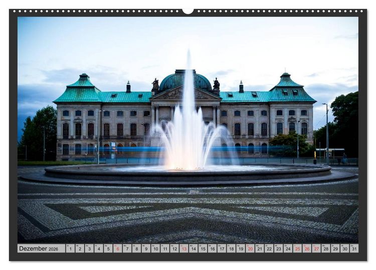 Produktbild: Burgen und Schl&ouml;sser um Dresden (Wandkalender 2026 DIN A2 quer), CALVENDO Monatskalender