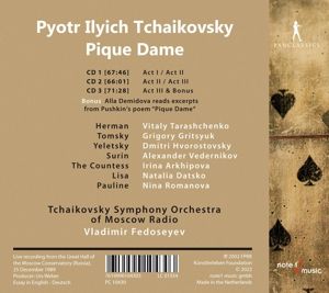 Produktbild: Peter I. Tschaikowsky: Pique Dame