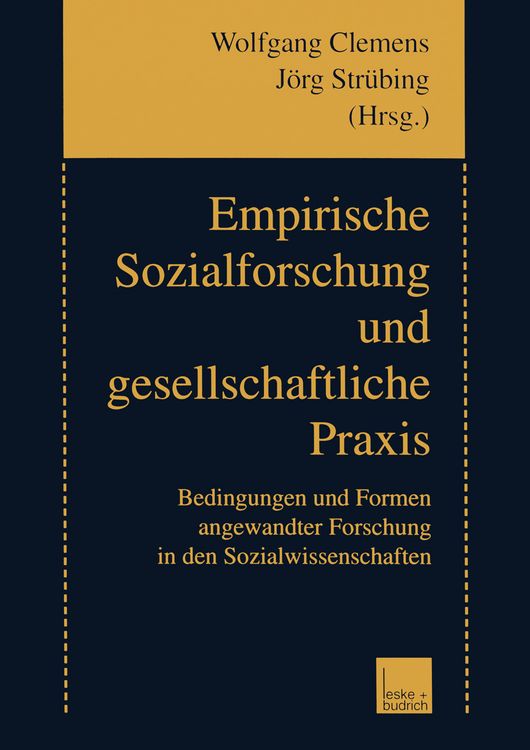 Produktbild: Empirische Sozialforschung und gesellschaftliche Praxis