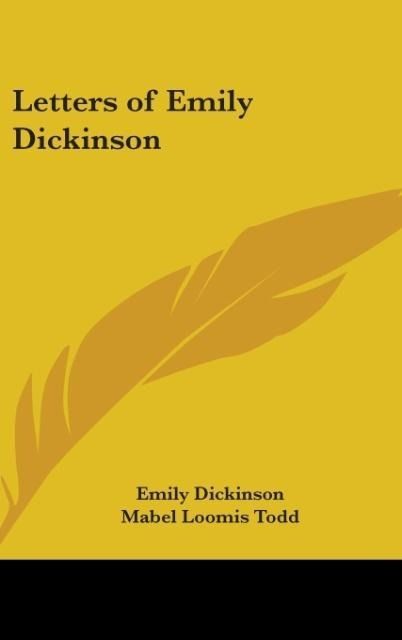Produktbild: Dickinson, E: Letters Of Emily Dickinson