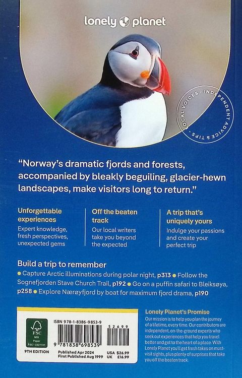 Produktbild: Lonely Planet Norway