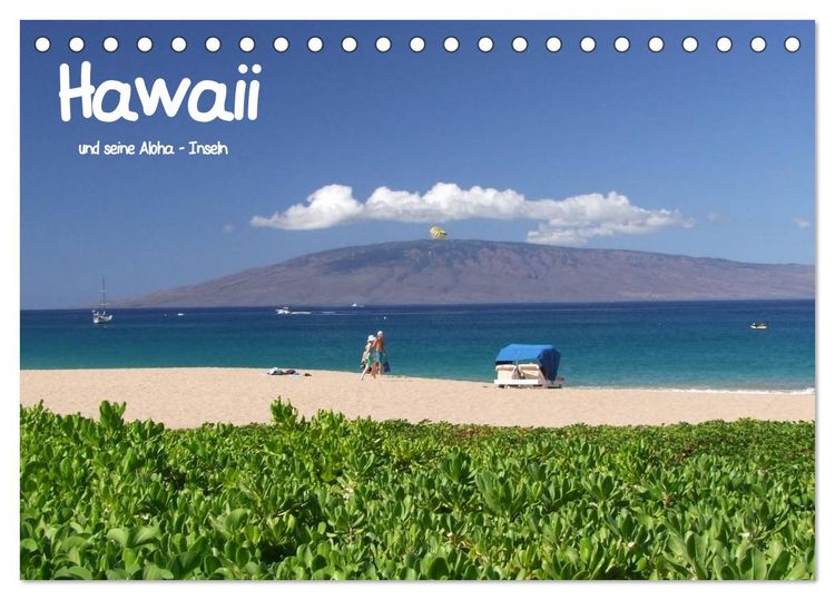 Produktbild: Hawaii und seine Aloha - Inseln (Tischkalender 2026 DIN A5 quer), CALVENDO Monatskalender