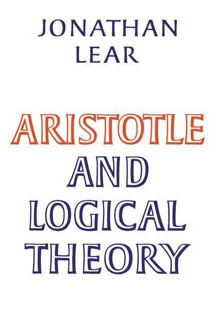 Produktbild: Aristotle and Logical Theory