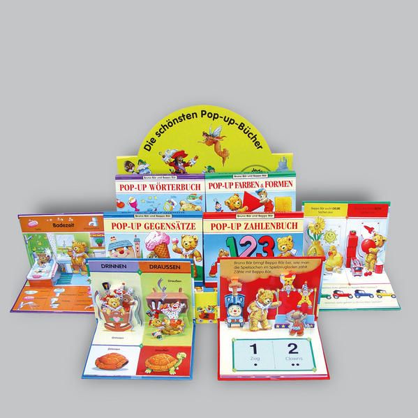 Produktbild: Bruno B&auml;r und Beppo B&auml;r Pop-up-B&uuml;cher