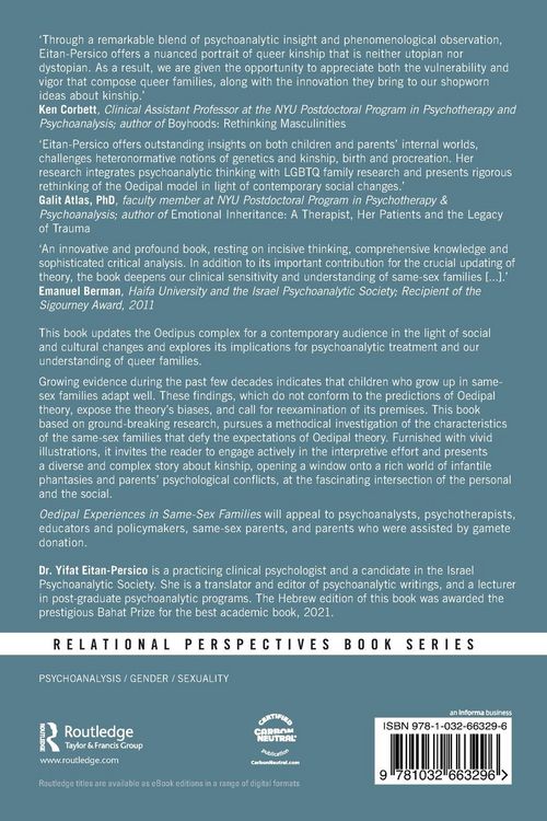 Produktbild: Oedipal Experiences in Same-Sex Families