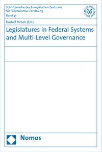 Produktbild: Legislatures in Federal Systems and Multi-Level Governance
