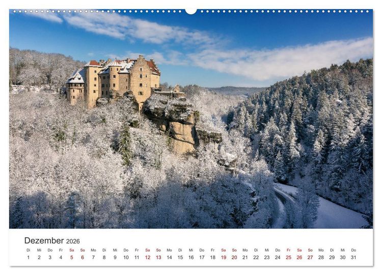 Produktbild: Fr&auml;nkische Schweiz &ndash; Zwischen Burgen, H&ouml;hlen und W&auml;ldern (hochwertiger Premium Wandkalender 2026 DIN A2 quer), Kunstdruck in Hochglanz