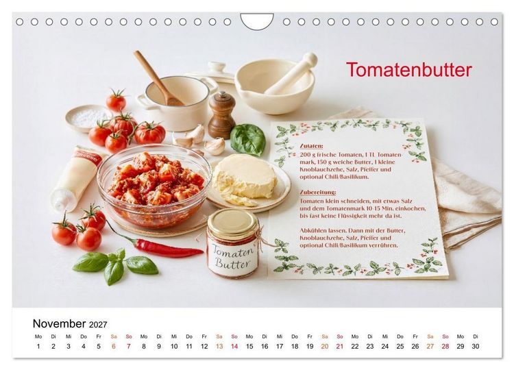 Produktbild: Tomatenzauber - frisch, w&uuml;rzig, selbst gemacht (Wandkalender 2027 DIN A4 quer), CALVENDO Monatskalender