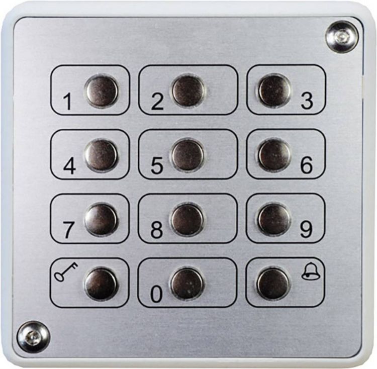 Produktbild: Kaiser Nienhaus 100620 Metalltastatur Aufputz