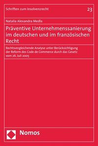 Produktbild: Pr&auml;ventive Unternehmenssanierung im deutschen und im franz&ouml;sischen Recht