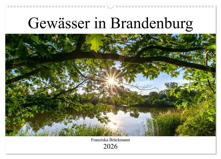 Produktbild: Brandenburgs Gew&auml;sser (Wandkalender 2026 DIN A2 quer), CALVENDO Monatskalender