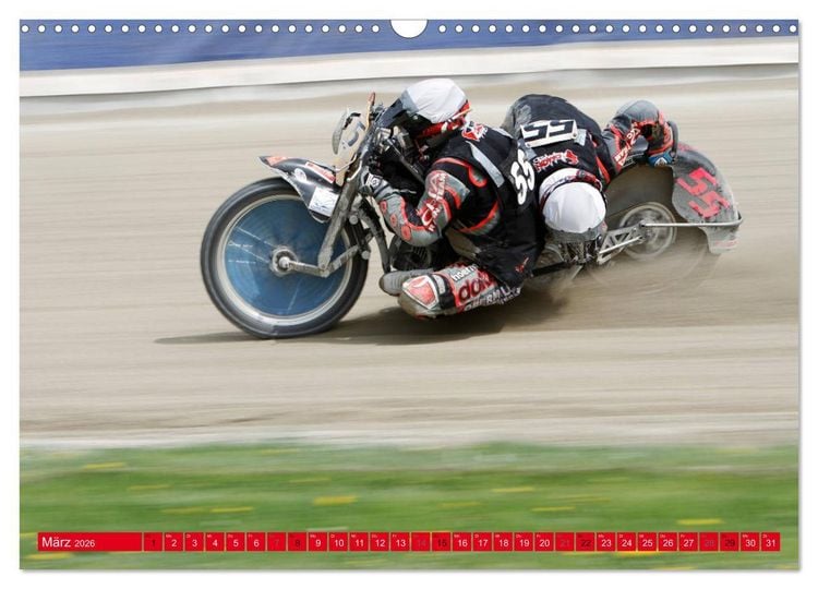 Produktbild: Speedway Sandbahn (Wandkalender 2026 DIN A3 quer), CALVENDO Monatskalender