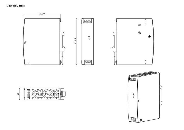 Produktbild: TRU COMPONENTS TC-13807980 Hutschienen-Netzteil (DIN-Rail) 24 V/DC 3.2 A 76.8 W Anzahl Ausg&auml;nge:1 x Inhalt 1 St.