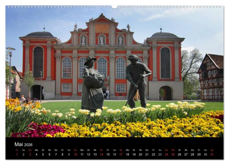 Produktbild: Wolfenb&uuml;tteler Stadtansichten (Wandkalender 2026 DIN A2 quer), CALVENDO Monatskalender