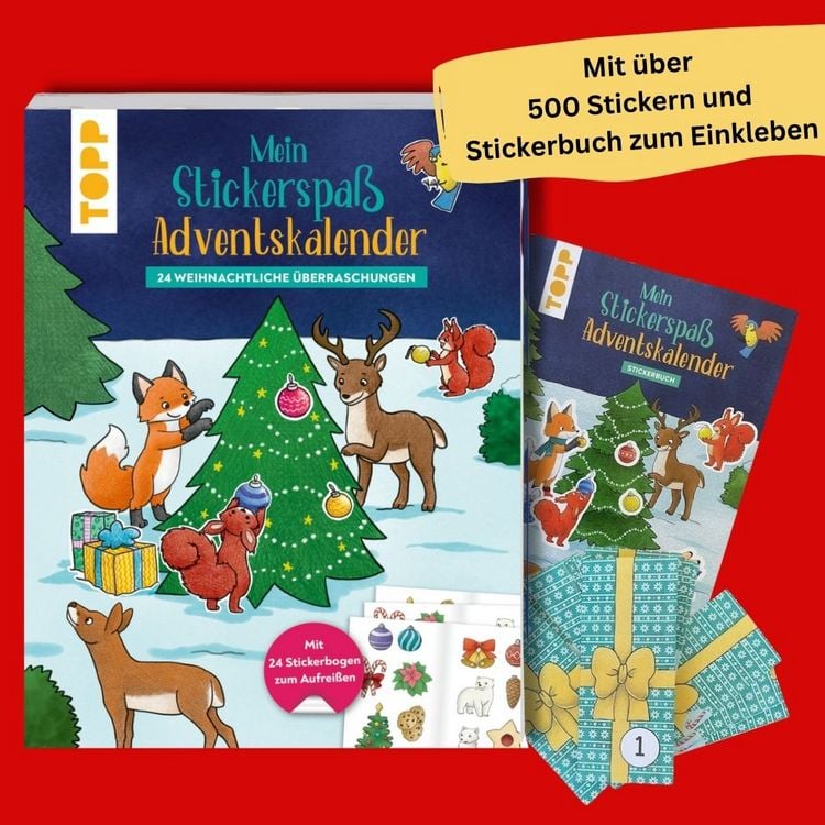 Produktbild: Mein Stickerspa&szlig;-Adventskalender