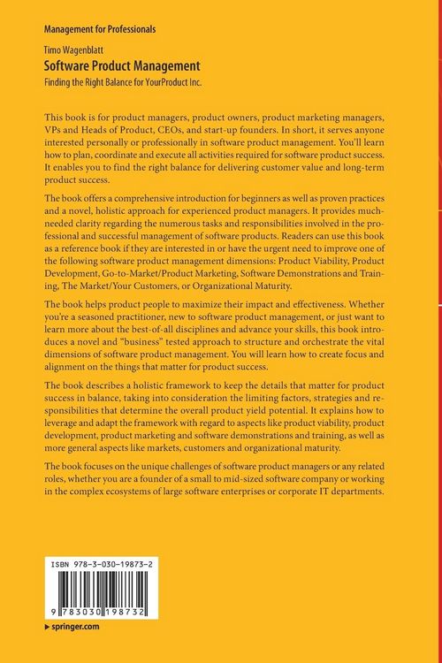 Produktbild: Software Product Management