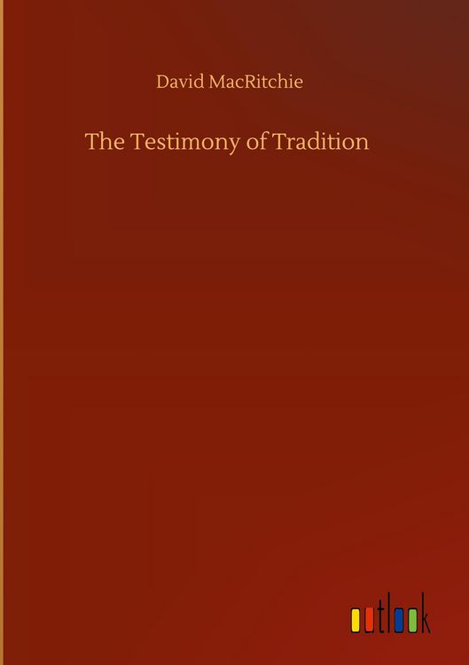 Produktbild: The Testimony of Tradition