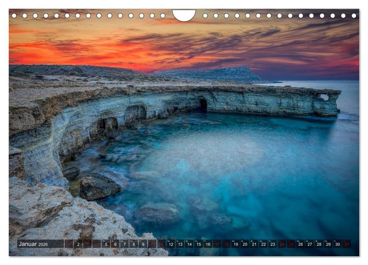 Produktbild: Zypern Geheimnisvolle Insel (Wandkalender 2026 DIN A4 quer), CALVENDO Monatskalender
