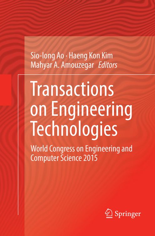 Produktbild: Transactions on Engineering Technologies