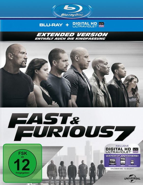 Produktbild: Fast & Furious 7 - Extended Version