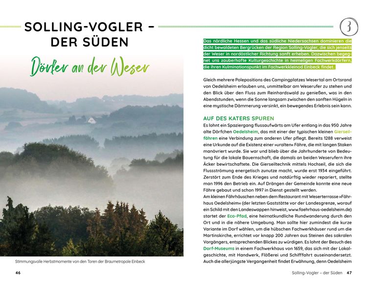 Produktbild: Wochenend & Wohnmobil Kleine Auszeiten im Weserbergland