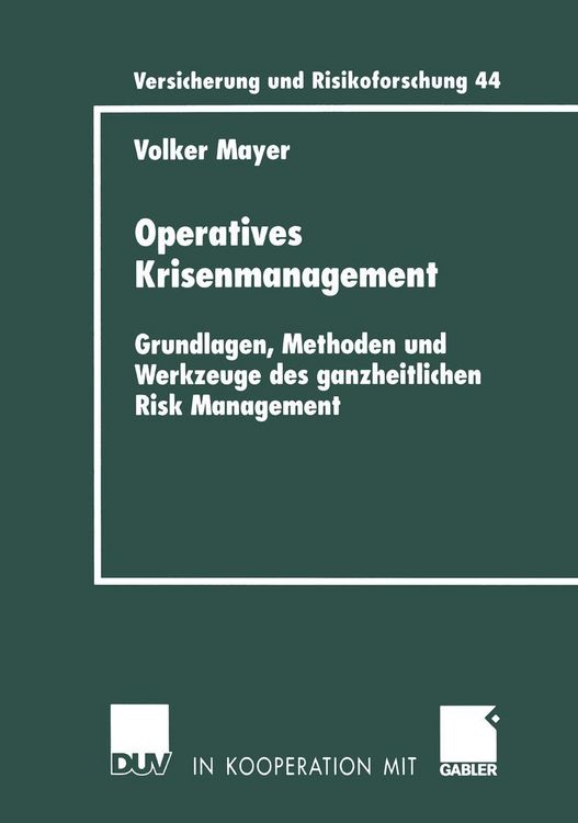 Produktbild: Operatives Krisenmanagement